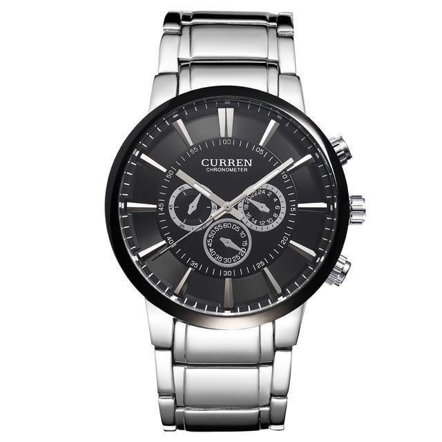 Relógio Casual Masculino Quartzo – Toque suave e visual encantador