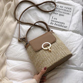 Bolsa Transversal de Palha Anne
