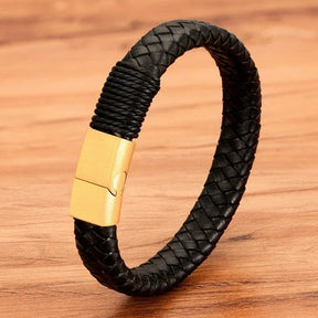 Pulsera de cuero artesanal 