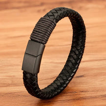 Pulsera de cuero artesanal 