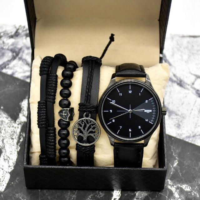 Kit Relógio Minimalista + Mix de Pulseiras – Visual encantador para brilhar