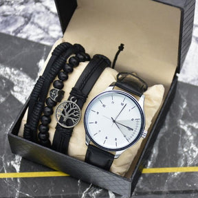 Kit Relógio Minimalista + Mix de Pulseiras – Visual encantador para brilhar