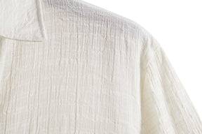 Camisa Elegante Manga Curta Sartory – Design moderno com toque clássico