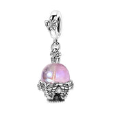 Charm de cristal rosa