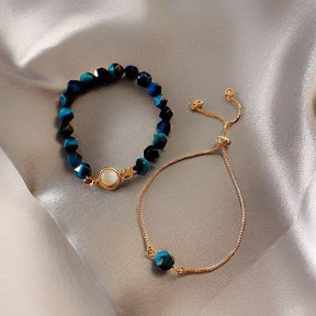 Pulseras con Piedras Naturales - 2 unidades