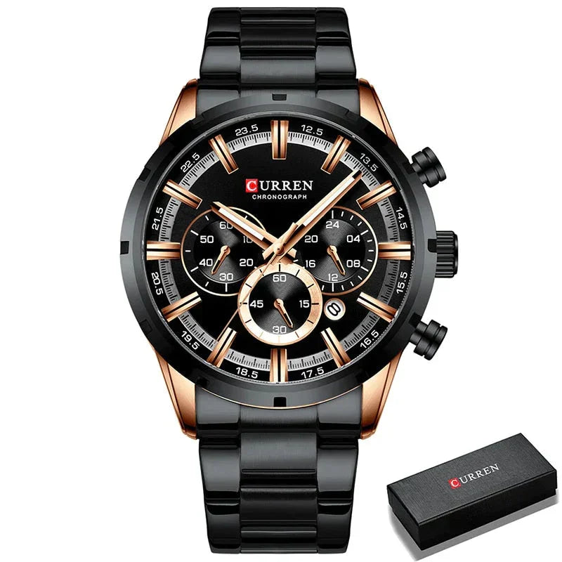 Relógio Masculino Curren + Caixa Brinde – Simplesmente irresistível