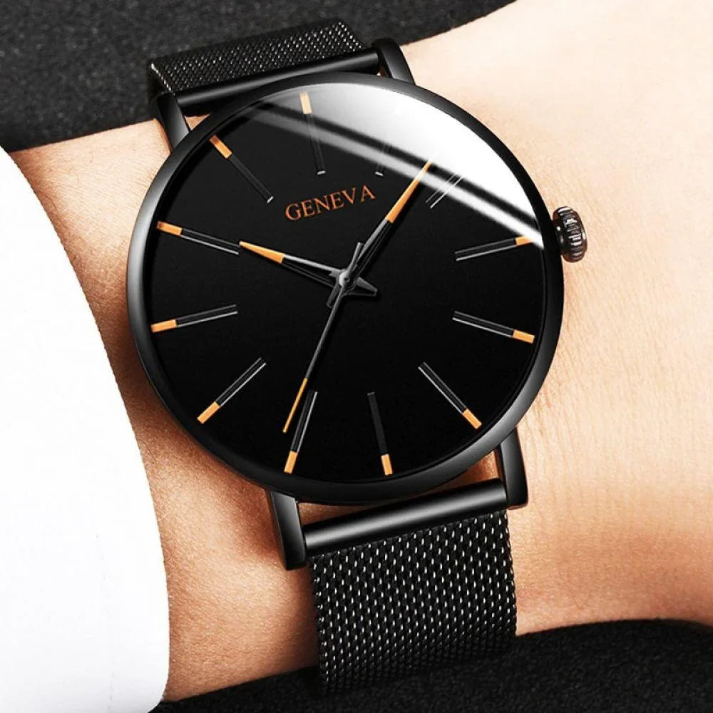 Relógio Masculino Minimalista - Ultra Fino – Ideal para qualquer ocasião