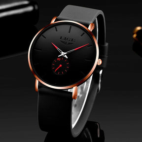 Minimalist Stainless Steel Watch – Elegance Black – Charming look to shine