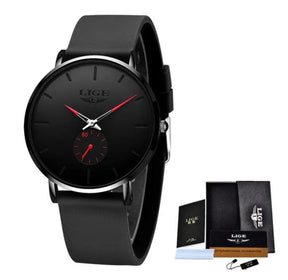 Minimalist Stainless Steel Watch – Elegance Black – Charming look to shine