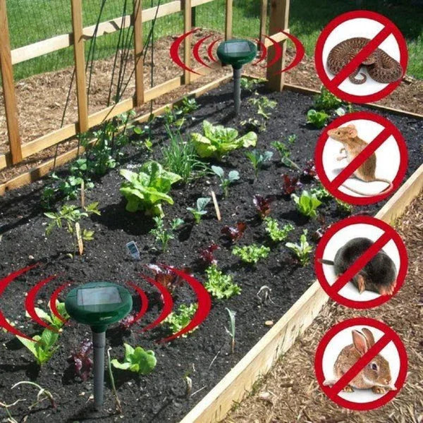 Ultrasonic Solar Pest Repellent 24 Hours Waterproof