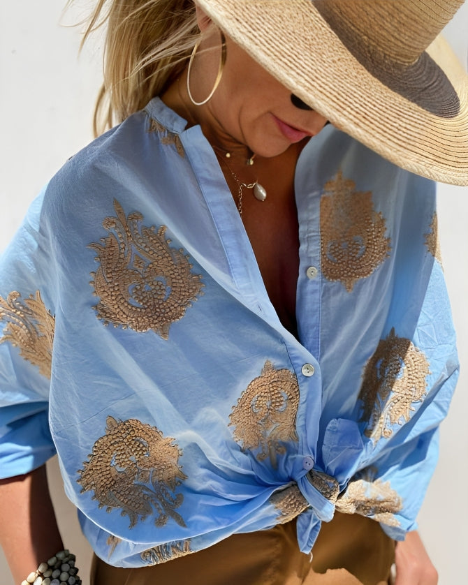 Simone™ | Ibiza Style Chic Blouse
