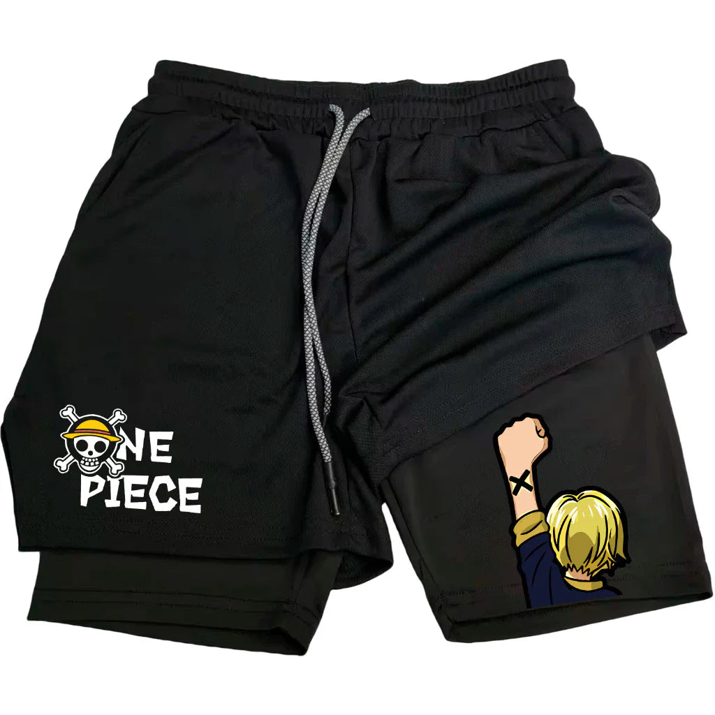 2-In-1 Compression Shorts - Safado