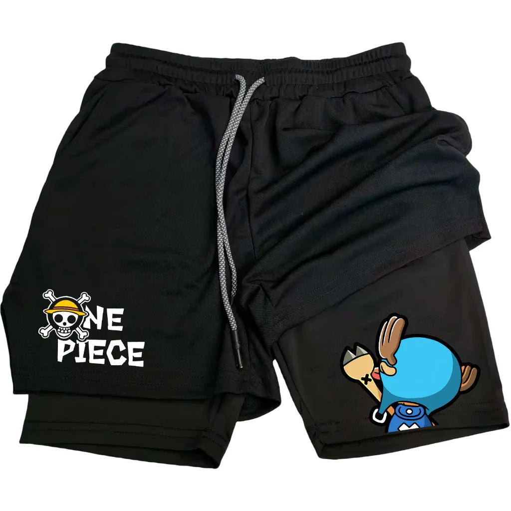 2-in-1 Compression Shorts - Rena - Sundian 