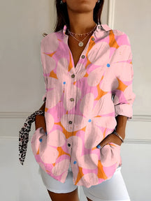 Lyssa | Floral Button-Up Blouse