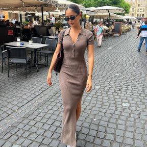Vestido Drapeado Chic - Sundian - Sundian