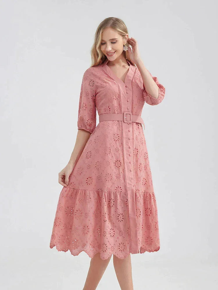 Vestido Midi Laise Soltinho Verano – Toque suave e visual encantador