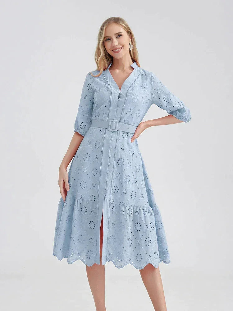 Vestido Midi Laise Soltinho Verano – Toque suave e visual encantador