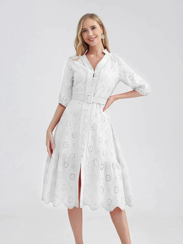 Vestido Midi Laise Soltinho Verano – Toque suave e visual encantador