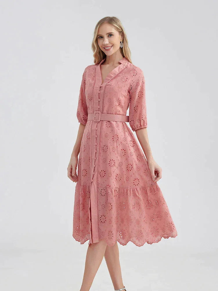 Vestido Midi Laise Soltinho Verano – Toque suave e visual encantador