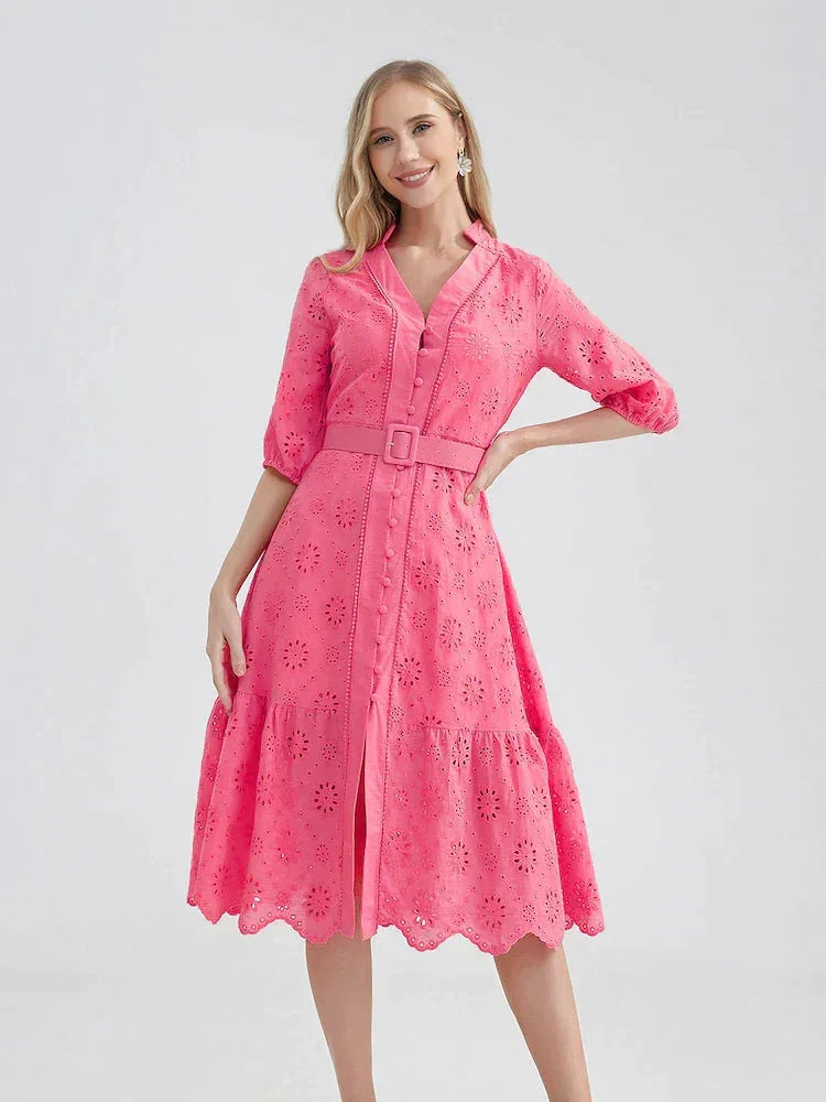 Vestido Midi Laise Soltinho Verano – Toque suave e visual encantador