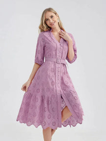 Vestido Midi Laise Soltinho Verano – Toque suave e visual encantador