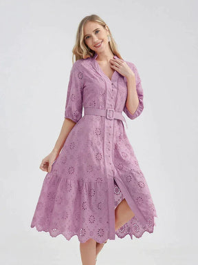 Vestido Midi Laise Soltinho Verano – Toque suave e visual encantador